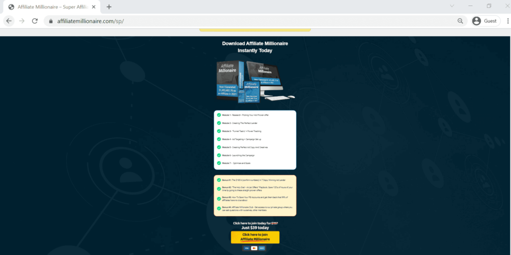 Affiliate Millionaire Reviews Photo