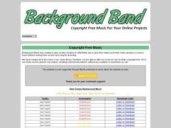 Background Band Reviews